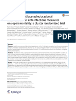 Effect of A Multifaceted Educational Intervention For Anti-Infectious Measures On Sepsis Mortality: A Cluster Randomized Trial