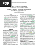 CLUE-Scaling-law For Recommendation-Models Towards General-Purpose User-Representations-2023