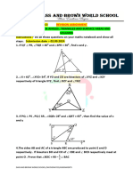 9th Maths Assignment - 31.08.2024