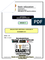 English FAL P3 Grade 11 Nov 2018