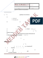 Devoir de Synthèse N°3 - Math - 2ème Sciences (2012-2013) MR Meddeb Tarek