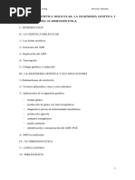 64.la Genética Molecular. La Ingeniería Genética y Sus Aplicaciones. Su Dimensión Ética