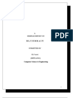 Bluebrain: A Seminar Report On