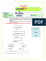 Iii Bimestre Evaluación Ciencia y Tecnologia