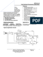 Cold Cathode Fluorescent Lamp Driver General Description Features