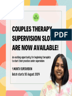 Couples Therapy Supervision