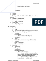 Examination of Knee