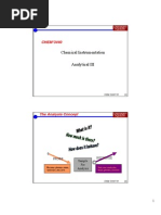 Chemical Instrumentation Analytical III: CHEM 3440