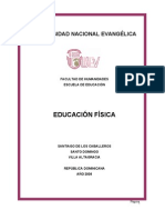 Plan de Estudio de Educacion Fisica