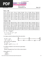 Ii Pu Phy & Che Objective Test-08 Solutions