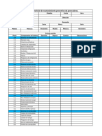 Lista de Verificación de Generadores