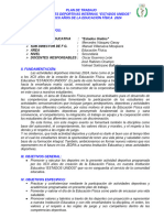 Plan de Trabajo de Las Olimpiadas Intersecciones Internas 2024 Por El Xcii Años