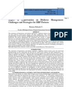 Impact of Hypertension On Diabetes Management: Challenges and Strategies For HBP Patients (WWW - Kiu.ac - Ug)