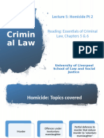 Homicide Lecture 2