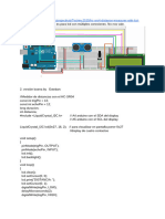 Sensor Distance Arduino HC-SR04 Display