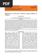 Effectiveness of Preventive Measures Against Malaria in Children (WWW - Kiu.ac - Ug)