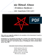 SATANIC Ritual Abuse - Mounting Evidence