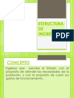 Estructura de Ingresos