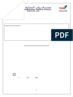 Term 1 Revision Worksheet Math