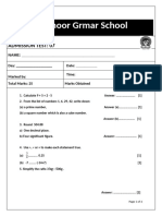 MATHEMATICS Grade 7