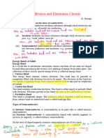 Semiconductor Devices and Electronics Circuits