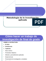 Como-Hacer-Un Trabajo de Investigacion de Final de Grado