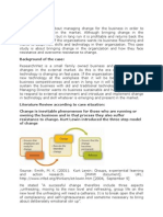 Change Management Asignment by Arslan Tariq