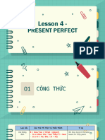 Lesson 4 - Present Perfect