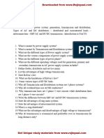 EE6402-Transmission and Distribution - Notes - 2024