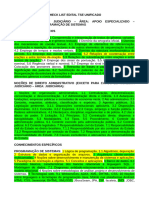 Check List Edital Tse Unificado