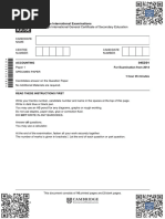 Cambridge International General Certificate of Secondary Education