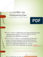 O Conflito Das Interpretações