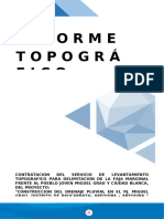 Informe Topografico Drenaje Pluvial - Final