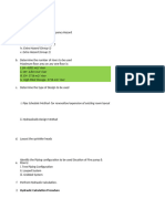 Hydraulic Calculation Sample Problems