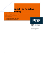 Tool Support For Reactive Programming