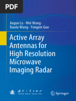 Jiaguo L. Active Array Antennas For High Resolution Microwave Imaging Radar 2023