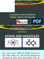 ATOMS AND MOLECULE Class 9 Chemistry