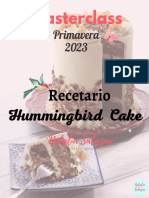 Masterclass Primavera 2023 Hummingbird Cake