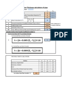 Pipe Insulation THK Calculation