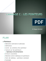 Cours4 Programmation en Langage C, Pointeurs