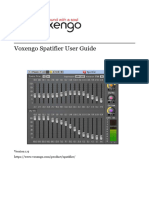 Voxengo Spatifier User Guide en