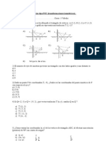 Prueba de Transformación Isométrica