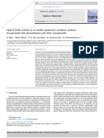 Optical Diode Activity in An Axially Asymmetric Nonlinear Medium-10.1016@j.optmat.2019.109557