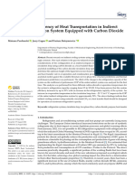 Assessment of Efficiency of Heat Transportation in