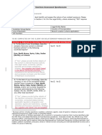 Sanction Questionnaire Form