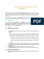 Title: The Impact of Renewable Energy On Global Sustainability