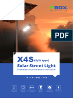 X4S Split Solar Street Light en 2021