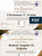 Certificates