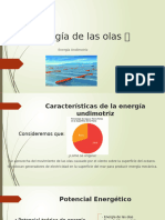 Características de Energía de Las Olas