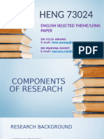 Components of Research